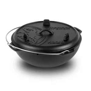 Ceaun fonta cu fund rotund Kazan 8 litri Petromax