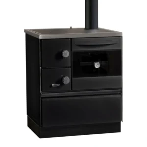 Soba de gatit pe lemne - ROYAL 720 2.0 R - Negru