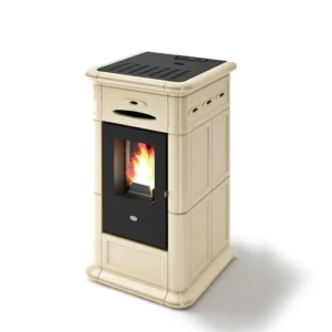 SOBA PE PELETI ALINA 2.5-9.5 KW - CREM - CAHLE TERACOTA