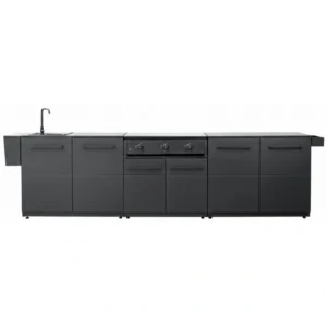 Bucatarie exterioara Cozze cu Combo 900 si chiuveta - 310 x 60 cm