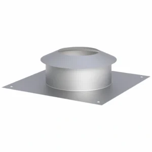 Capac inchidere cos fi130 Inox 316L - 0,6 mm + colier antiintemperie