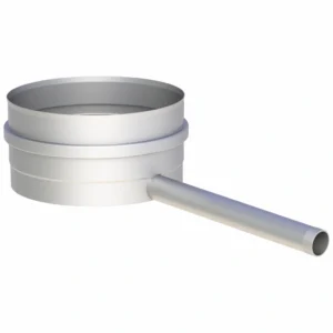 Baza condens fi200 picurator lateral - Inox 316L - 0,6 mm