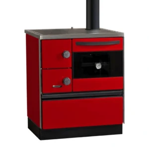 Soba de gatit pe lemne - ROYAL 720 2.0 R - Rosu