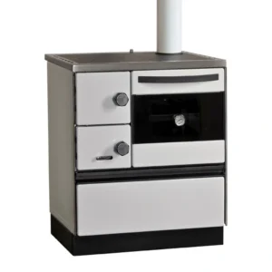 Soba de gatit pe lemne - ROYAL 720 2.0 R - Alb