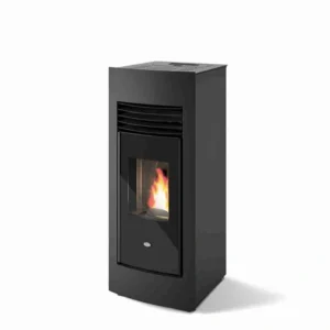 SOBA PELETI 4-15.4 KW 3 VENTILATOARE - LETIZIA NEGRU