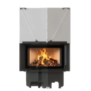Focar MILANO 9 kW, sticla stanga - deschidere verticala