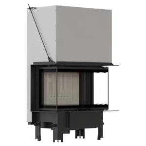 Focar MILANO 800/400 8 kW, trei laturi - deschidere verticala