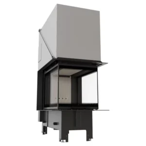 Focar MILANO 500/700 8 kW, trei laturi - deschidere verticala