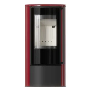 Soba otel Erik 5.5kW cu capac cahle Bordo