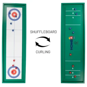 Joc Shuffleboard si Curling 2 in 1 - reversibil  - 115 x 34 x 4 cm