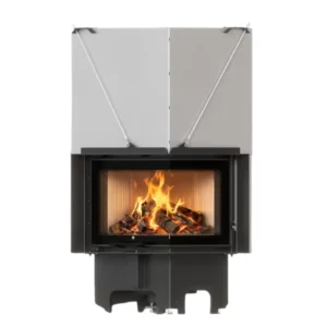 Focar MILANO 9 kW, sticla dreapta - deschidere verticala