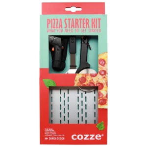 Set cadou Cozze: paleta de pizza, taietor de pizza, termometru cu infrarosu