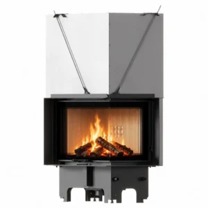 Focar MILANO 14 kW, sticla dreapta - deschidere verticala