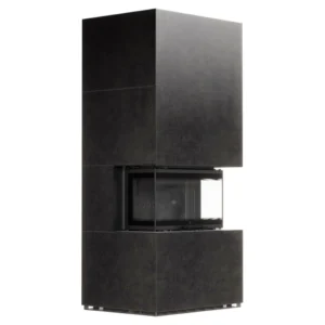 Semineu MILANO 6 kW - Gri inchis - samota neagra