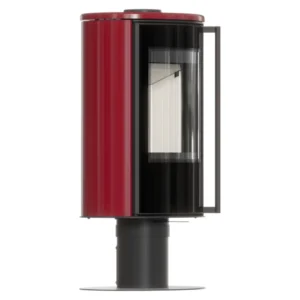Soba otel Erik cu capac cahle 5.5kW Bordo