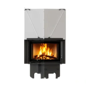 Focar MILANO 8 kW, sticla stanga - deschidere verticala