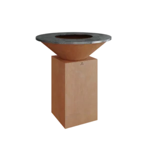 Gratar OFYR Corten 85 cu vatra de gatit pe lemne