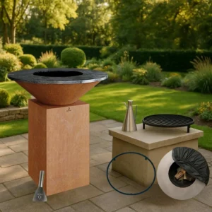 Pachet OFYR Corten 85 pe lemne + ustensile premium