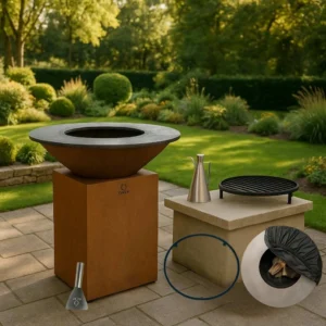 Pachet OFYR Corten 100 pe lemne + ustensile premium