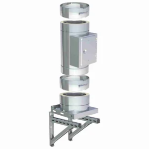 Kit elemente baza cos fum DW-Eco - suspendat - usa vizitare - scurgere jos - 180