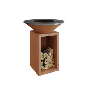 Gratar OFYR Corten 85 SD cu vatra de gatit pe lemne